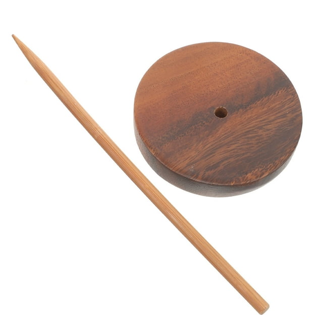 Minkissy Wooden Receipt Holder Sturdy and for Restaurant Storage Brown Color Fits Various Scenes 7.5 Inches