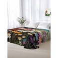 thumbnail image 6 of Spring Floral Flat Sheets Only Twin XL Size, Soft Breathable Bed Top Sheets for Mattress, Colorful Daisy Summer Botanical Butterfly Luxury Bedding Flat Sheets for Home Hotel Bedroom Bed Protection, 6 of 9