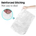 thumbnail image 2 of Astarin Bathroom Rugs Non Slip Washable, Microfiber Absorbent Bath Mat for Tub, Shaggy Soft Bath Rug for Floor, Bathtub and Shower, Thick Plush Quick Dry Throw Rug, (White 20" x 32"), 2 of 8
