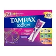 thumbnail image 5 of Tampax Radiant Tampons Trio Pack, Unscented, 77 Count, 5 of 5