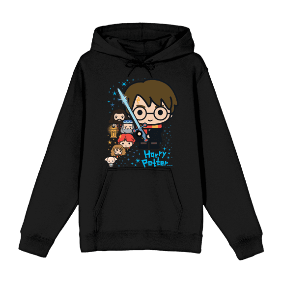 Golden Girls Rose Galaxy Headshot Long Sleeve Adult Hooded Sweatshirt