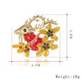 thumbnail image 2 of Yuarrent Decorado Árbol de Navidad Botas de Papá Noel Muñeco de nieve Campana Broche Bufanda Collar Solapa Broche de Navidad Regalo de niña Kits de decoración para fiestas No.73 Yuarrent JR0793-73, 2 of 6