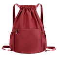 thumbnail image 1 of Travel Backpack for Men Women Large Capacity Sports Bag Drawstring Football Mountaineering Cycling Bundle Pocket Durable Lightweight, 1 of 5