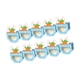 thumbnail image 5 of 10 cajas de dulces plegables de cartón DIY con ventana visual, papel versátil Azul, 5 of 9