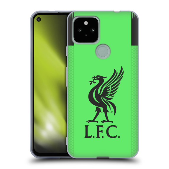 Head Case Designs Officially Licensed Liverpool Football Club 2019/20 Kit Away Goalkeeper Soft Gel Case Compatible with Google Google Pixel 4a 5G