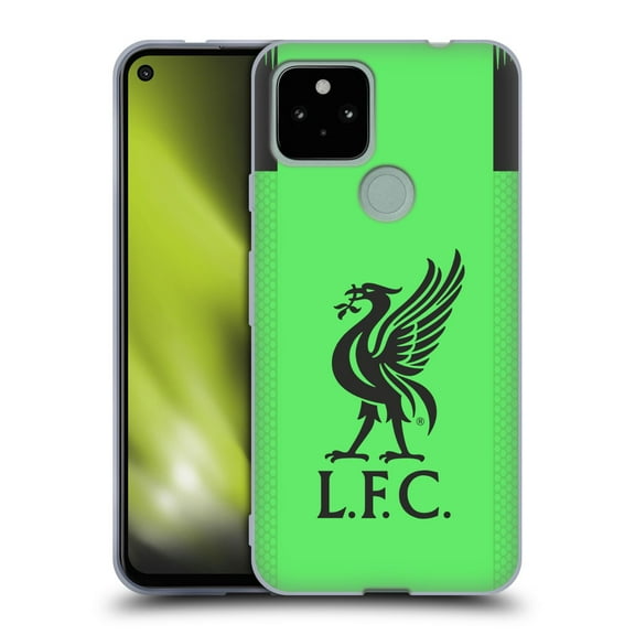 Head Case Designs Officially Licensed Liverpool Football Club 2019/20 Kit Away Goalkeeper Soft Gel Case Compatible with Google Google Pixel 4a 5G