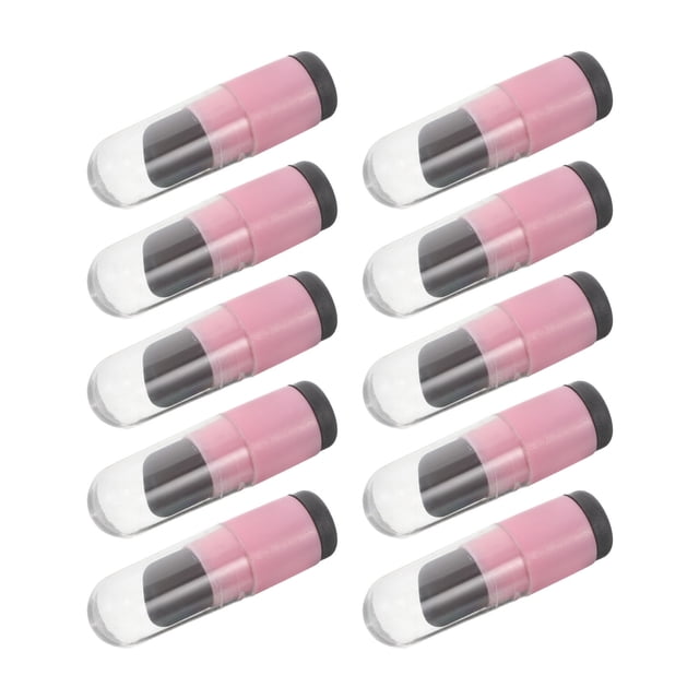 unbranded 10Ud Cepillos Labiales De Silicona Suave Para Aplicar Y Gloss Rosa