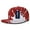 Red, variant on DECKY 100% Cotton Structured Snapback Baseball Caps Cap Hats For Men Women Black