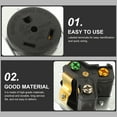 thumbnail image 6 of Pawsdot 30 Amp Rv Receptacle Multi Copper Flush Mounting for Meeting Rooms, 6 of 7