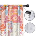 thumbnail image 4 of Blackout Kids Curtains,Pioneer Flower Childrens Insulated Curtains Set Of 2,Bedroom Essentials,Toddler Room Decor 52x84in(132x213cm), 4 of 4