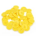 thumbnail image 1 of 50 Pcs Boutons Ronds en Résine pour Projets d'Artisanat Matériaux Diy 4 Trous, 1 of 6