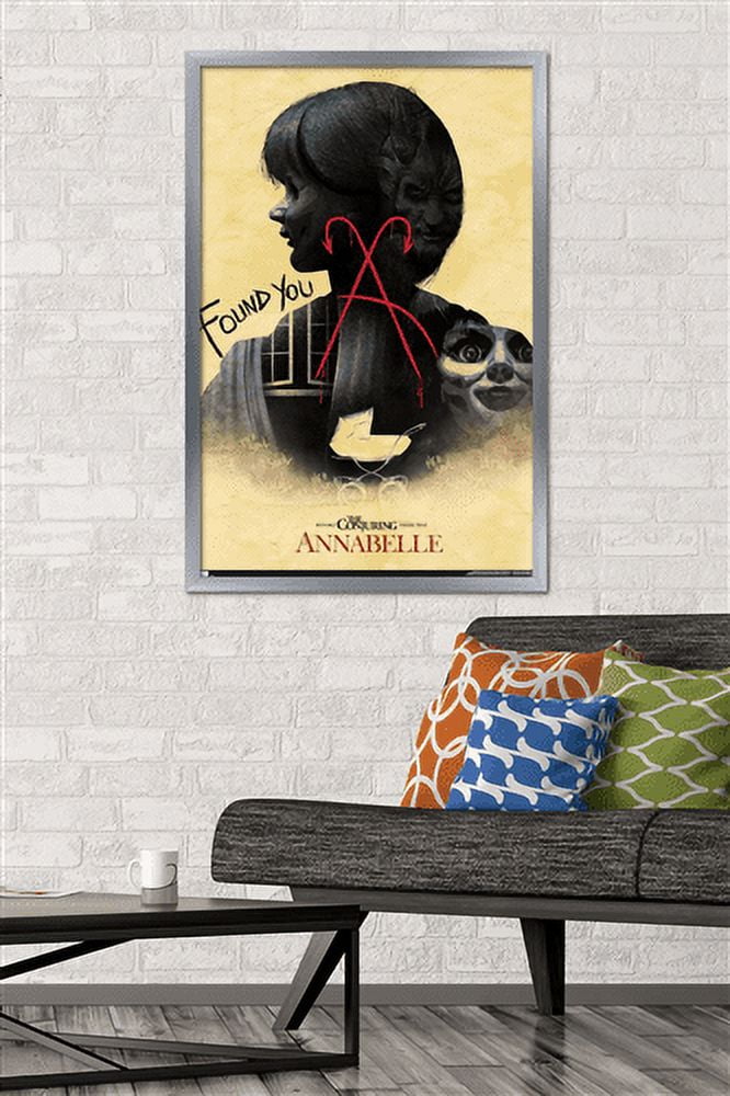 Annabelle - Found You Wall Poster, 22.375" x 34", Framed