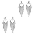 thumbnail image 3 of Pendientes de aleación Sonducket 2X borla colgante Plata, 3 of 6