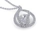 thumbnail image 3 of Collar TRYNDI con colgante para esposa con cristales Swarovski de 20", 3 of 6