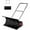 Black, variant on Lumiparty Snow Pusher with Wheels for Driveway, 29.5" Wide Steel Blade, 2-Position Angle Adjustment & 60° Tilt Handle, Push Snow Shovel Removal with Ground Protection, Black