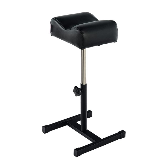 Soporte para pedicura QUEESALN, reposapiés con altura ajustable, color negro