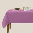 thumbnail image 5 of Magenta Pink Spring Solid Color Soft Tablecloth Square Dinng Table Covers for Kitchen & Table Linens 60" x 60", 5 of 8