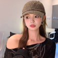 thumbnail image 2 of Byfri Leopard Print Baseball Cap Light Brown Washed Distressed Cotton 55-60cm for Men Women Outdoor, 2 of 7
