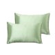 thumbnail image 2 of Fundas de almohada de terciopelo Sobres Estilo 2 pack • Fundas refrescantes para almohadas de verano • Ropa de cama suave para el pelo y vegana para suavizar arrugas, 2 of 6
