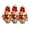 Red-3PCS, variant on Yucurem 3 Pack Pre-Lit Mini Tabletop Christmas Tree Ornaments, 11.8 Inch Artificial Christmas Tree with LED Lights for Xmas Holiday New Year Party Table Decor
