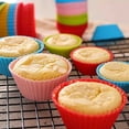 thumbnail image 6 of Reusable Silicone Baking Cups, Non-Stick Cupcake Liners for Muffins, Cupcakes, Eggs, Oven, Meal Prep, Microwave, Dishwasher Safe, Baking Supplies, 1 Pack, 6 of 9