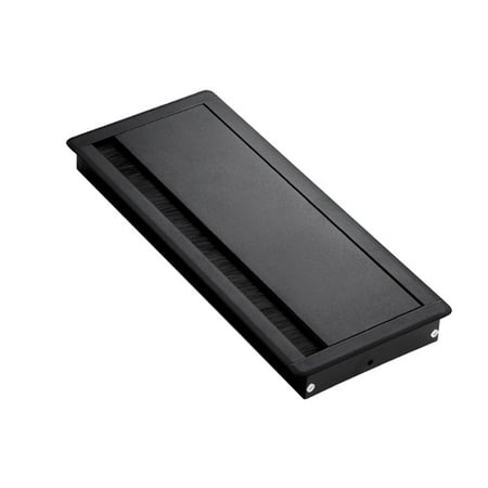 

Aluminium Alloy Cable Tidy Outlet Furniture Hardware Desk Grommet With Brush