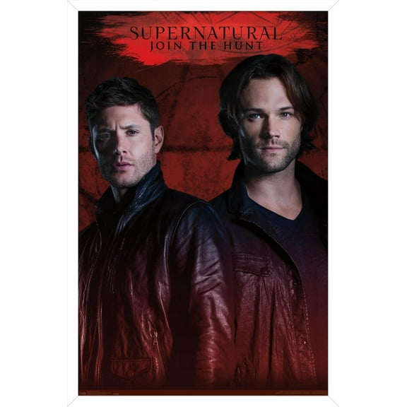 Supernatural - Red Wall Poster, 14.725" x 22.375", Framed