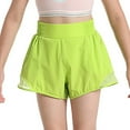 thumbnail image 6 of Gubotare Shorts for Toddler Girls Girls Summer Shorts Fit Stretch Casual Shorts Size 6-7 (Green,6-7 Years), 6 of 6