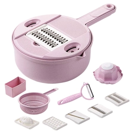 Vegetable Chopper 2026 Upgraded 12 In 1 Multifunctional Food Chopper With Container Vegetable Cutter For Onion Tomato Kitchen Gadgets Nut Chopper Manual Kitchen Grinder And Chopper And Juicer