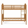 thumbnail image 3 of Mainstays Kids Twin-over-Twin Wood Bunk Bed, Natural Teak, 3 of 7