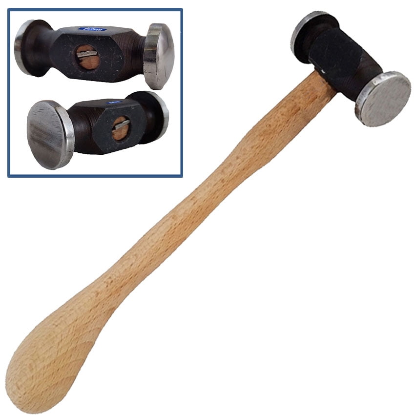 Chasing Hammer Domed/Flat Faces Jewelry Metal Work Crafts Hammer