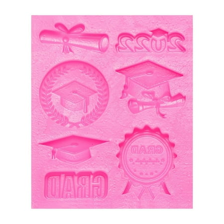 

2022 Graduation Chocolate Molds Silicone Graduation Cap Diploma Scroll Book Chocolate Candy Fondant Graduation Cup Cake Topper Graduation Mint Molds For Meatball Scoop Ball Set