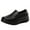 Black, variant on Fesfesfes Women Shoes Round Toe Season Soft Cushion Nurse Shoes White Slope Heel Pregnant Shoes Mother's Shoes Work Shoes 35(4.5)