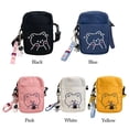 thumbnail image 2 of Ladies Small Canvas Shoulder Bags Phone Bag Handbags Purse WHITE, 2 of 8