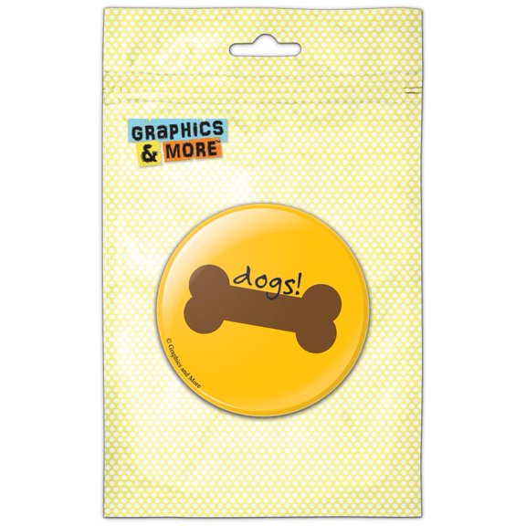 Dogs Dog Bone Refrigerator Button Magnet