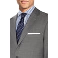 thumbnail image 4 of Mens Side Vent 2 Piece Silver Gray Classic Fit Suit, 4 of 6