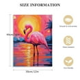 thumbnail image 2 of COMIO Bestbuddy Starry Night Inspired Pink Flamingo Tropical Palm Tree Bird Wildlife Nature Peace Painting Art Print Poster Wall Decor, 2 of 5