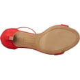 thumbnail image 4 of Bandolino Womens Madia Microsuede Ankle Strap Heels, 4 of 7