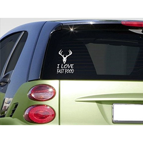 Fast food 8" sticker *E891* bowhunting arrow boardhead deerstand deer call grunt