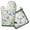 Pioneer Flower-2, variant on Pioneer Flower Kitchen Oven Mitt and Pot Holder Sets 2 Pcs for Baking, Cooking and Grilling, Heat Resistant Up To 392 °F
