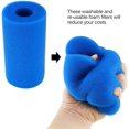 thumbnail image 4 of Type A Éponge Filtrante, Mousse Filtrante pour Piscine, Filtre de Piscine Réutilisable et Lavable, Cartouche Éponge Filtrante, Filtre de Spa Intex Réutilisable, 2 Pcs, Jun, 4 of 6