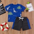 thumbnail image 2 of Mercatoo Summer Outfit Girls Size 6 Baby Boy Clothes 2PC Clothes Set Ropa Hawaiana Para Western Shirts For Girls, 2 of 7