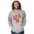 thumbnail image 3 of Vintage Tootsie Roll Advertisement Men Big & Tall Zip Hoodie Brisco Brands 4X, 3 of 5