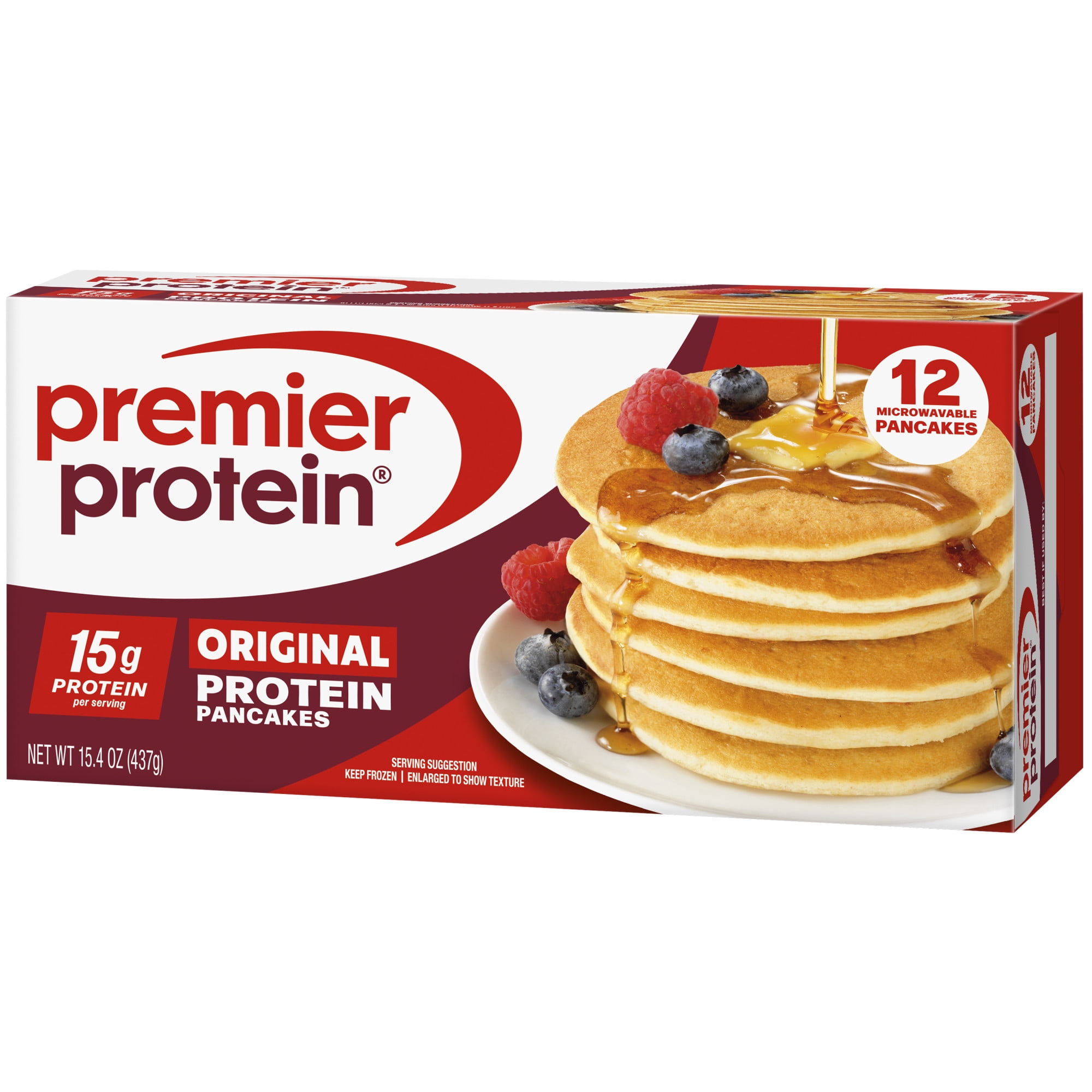 Premier Protein Frozen Protein Pancakes, 15.4 oz Box, 12 Count - Walmart.com Premier Protein Frozen Protein Pancakes, 15.4 oz Box, 12 Count - Walmart.com