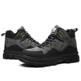 thumbnail image 6 of YOURDIARY Mens Steel Toe Safety Shoes Anti-Puncture Non-Slip Work Shoes Breathable Comfortable Industrial Construction Shoes, 6 of 7