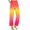 Spring05Multicolor, variant on ylioge Joggers for Women, Womens Wide Leg Sweatpants Y2k Ombre Tie Dye Rainbow Casual Loose Elastic High Waist Drawstring Running Gym Cropped Trousers Yoga Pants with Pockets Spring Saving Clearance