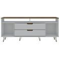 thumbnail image 3 of Rockefeller 62.99 TV Stand with Metal Legs and 2 Drawers, 3 of 8