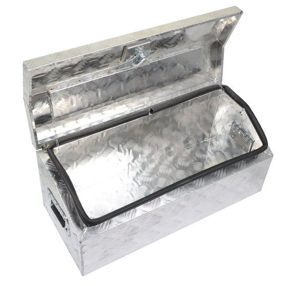 ALL-CARB 30 Inch Trailer Tongue Tool Box Aluminum with Keys Replacement for ATV Storage Truck Pickup RV