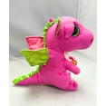 thumbnail image 2 of Ty Beanie Boos Darla Pink Dragon Medium Plush, 2 of 6