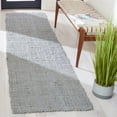 thumbnail image 3 of Safavieh Natural Fiber Delmar Solid Runner Rug, Light Gray, 2'3" x 5', 3 of 13